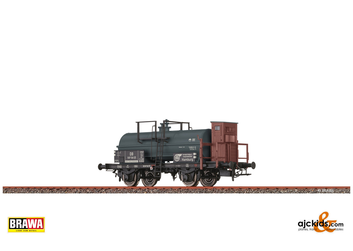 Brawa 50081 - Tank Car 2-axle Z [P] "VTG" DB