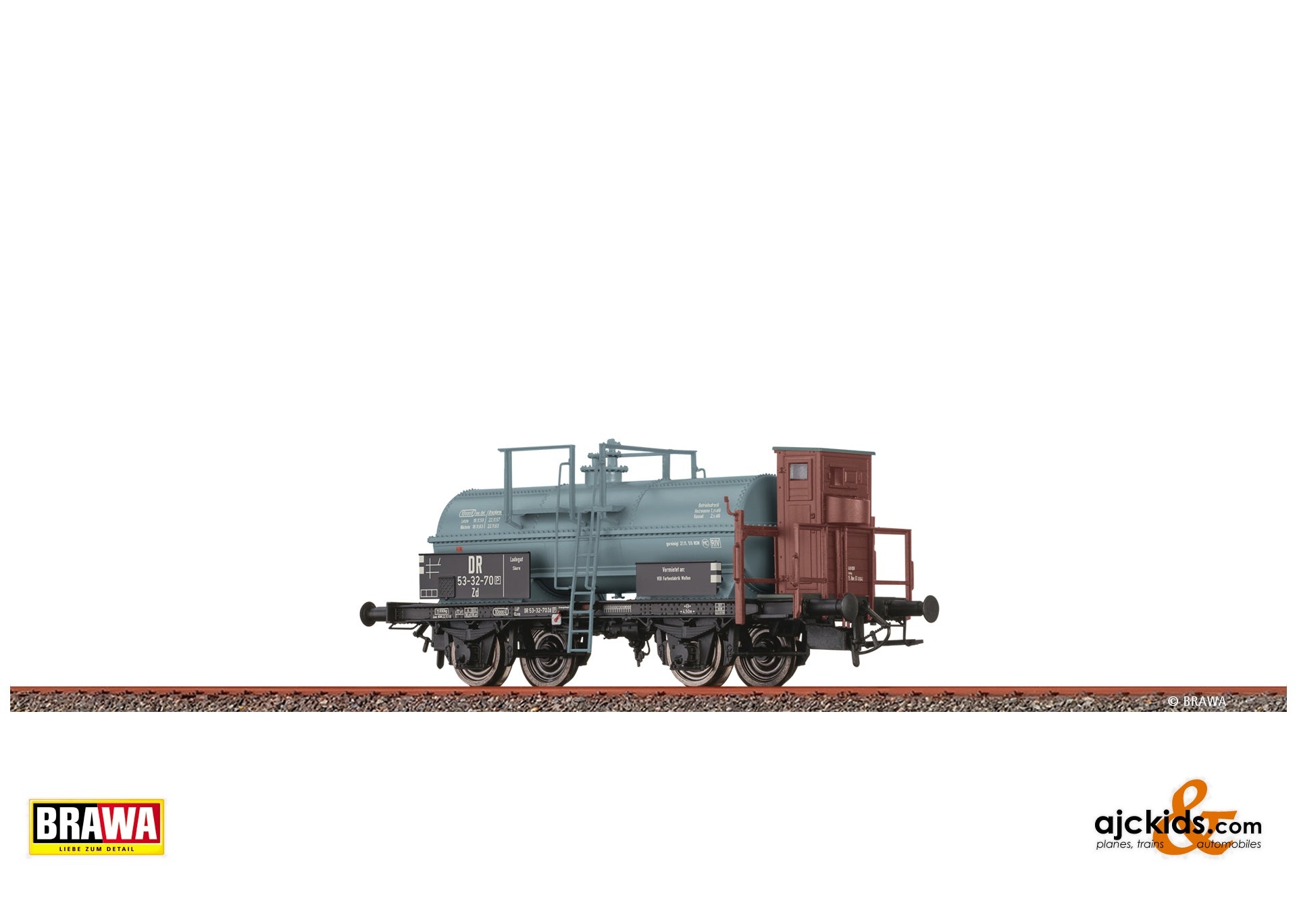 Brawa 50084 - Tank Car 2-axle Zd DR