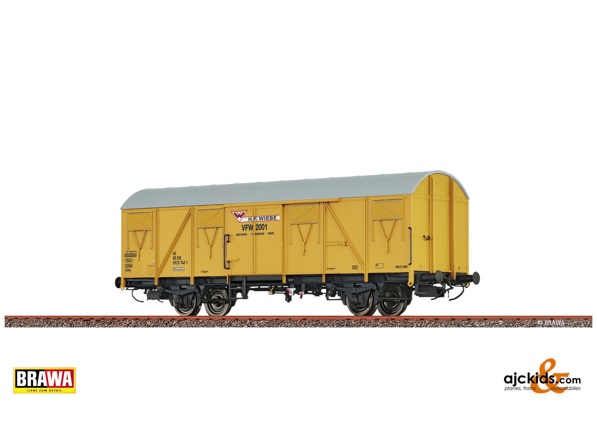 Brawa 50908 - Covered Freight Car Gos245 Wiebe