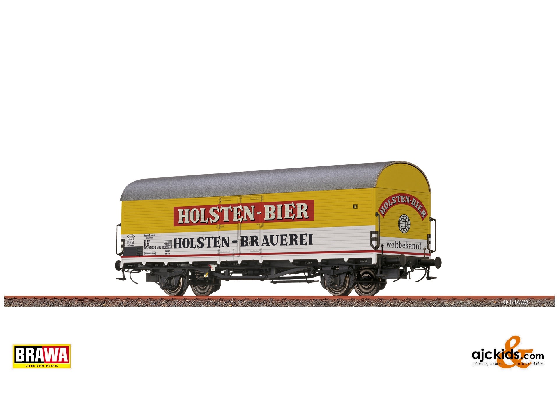 Brawa 50948 - Refrigerator Car Ibdlps383 "Holsten-Edel" DB