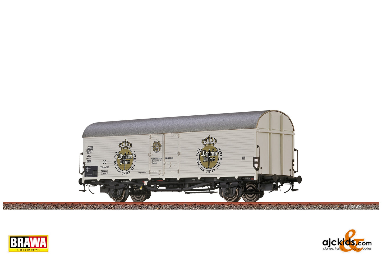 Brawa 50963 - Refrigerator Car Tnfhs38 "Warsteiner Brauerei" DB