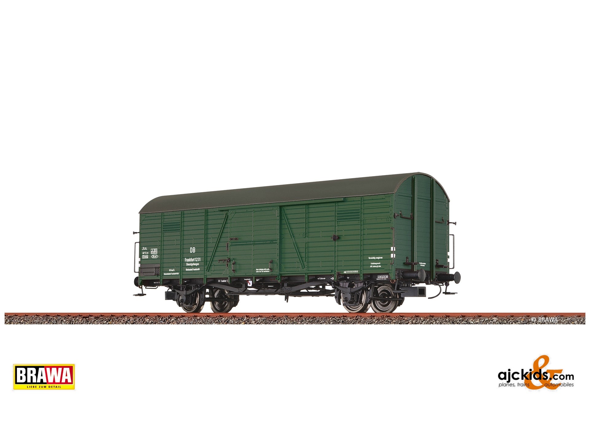 Brawa 50975 - Covered Freight Car Glr22 "Dienstgutwagen" DB