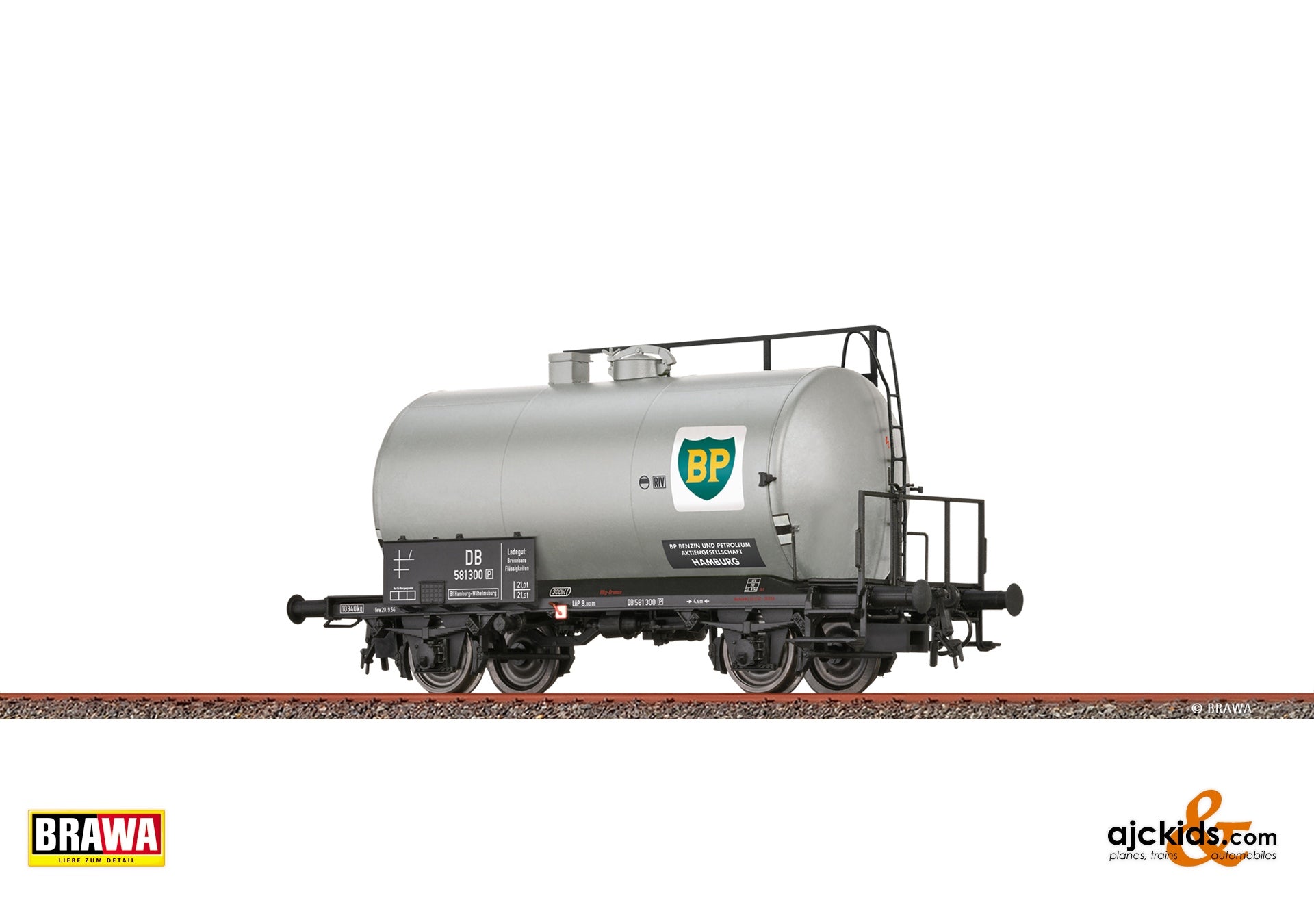 Brawa 51159 - H0 Lightweight Tank Car Uerdingen Z [P] "BP" DB
