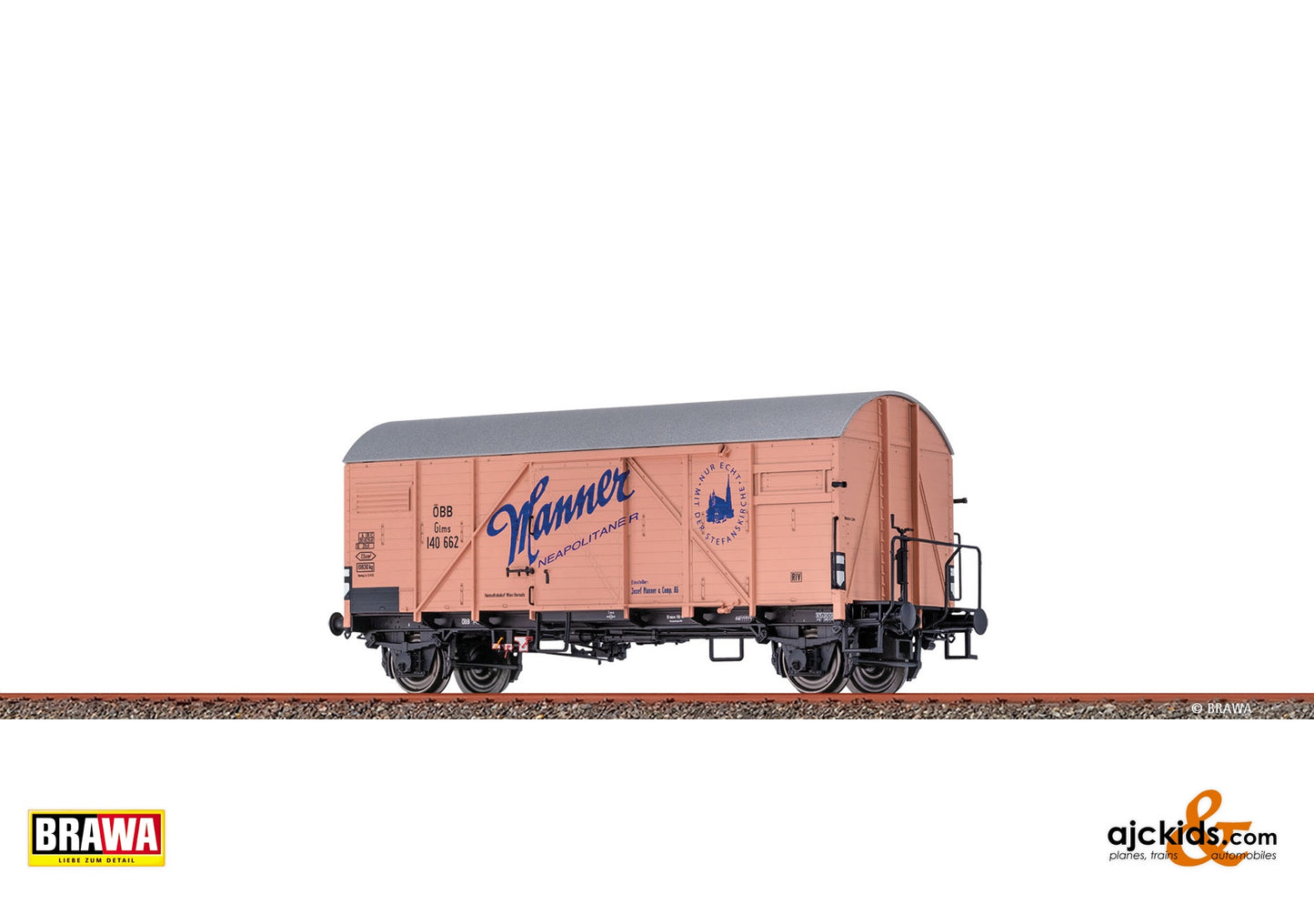 Brawa 51184 - H0 Covered Freight Car Glms "Manner" ÖBB