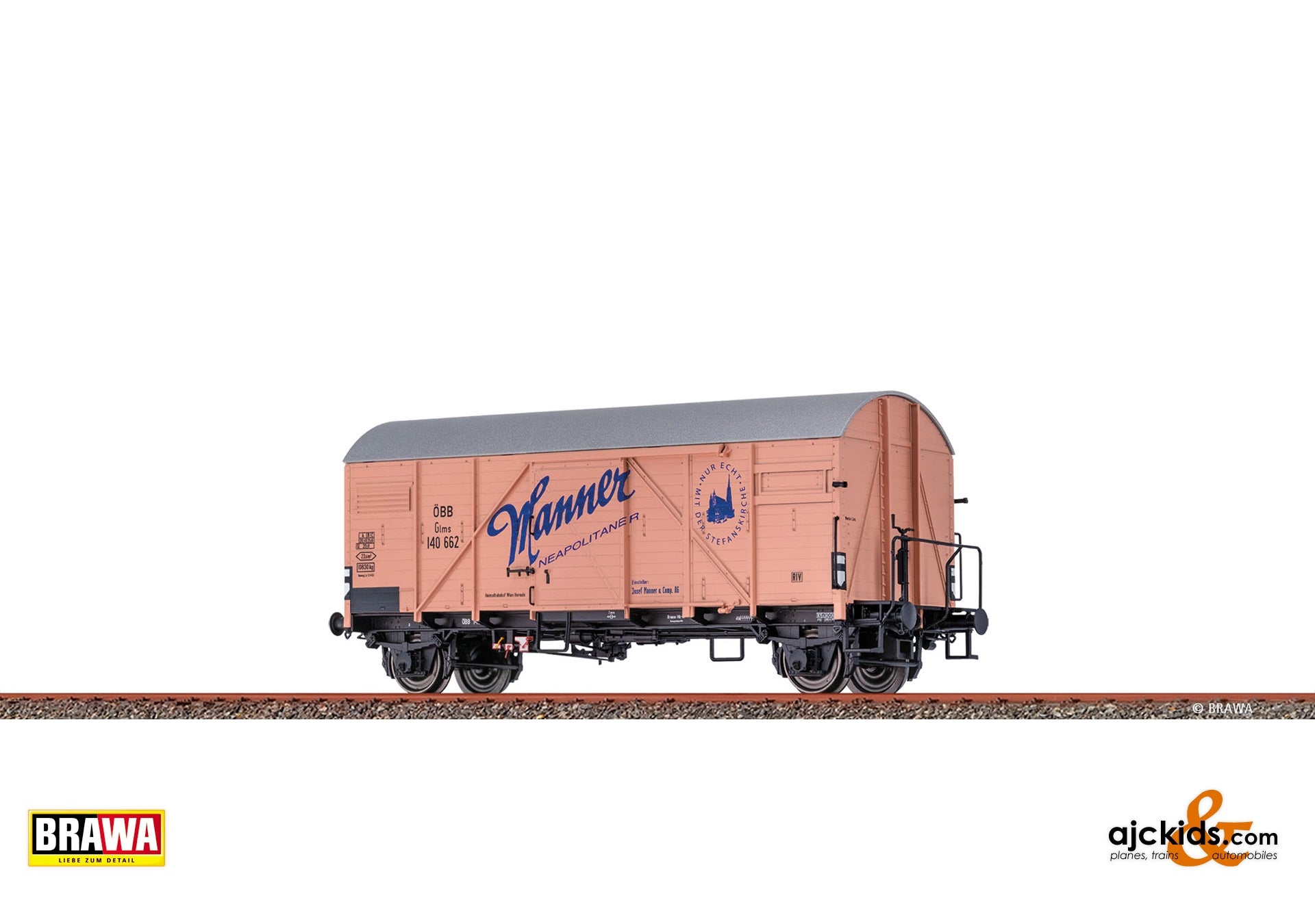 Brawa 51184 - H0 Covered Freight Car Glms "Manner" ÖBB