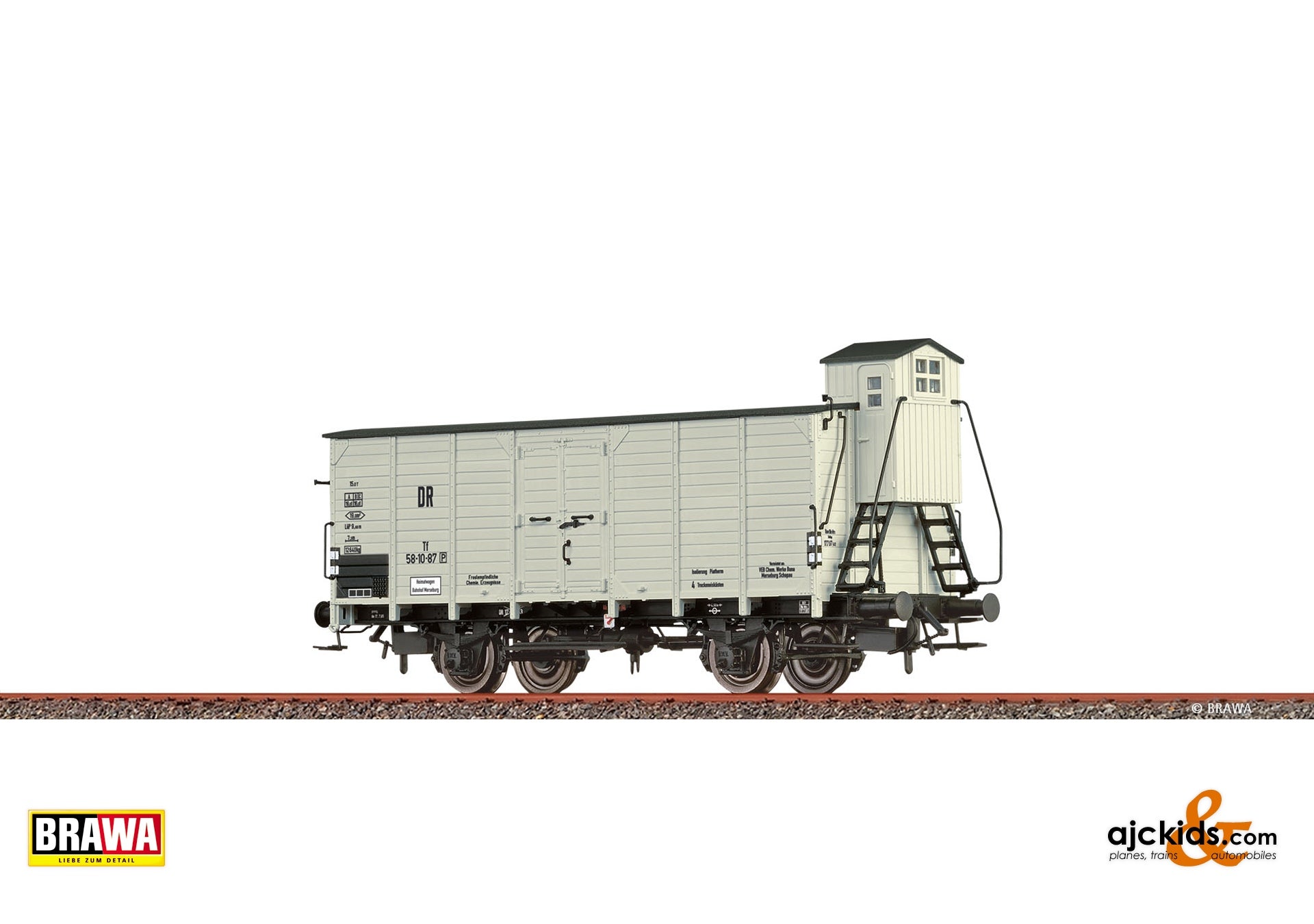 Brawa 51217 - H0 Refrigerator Car Tf "VEB Chem. Werke Buna" DR