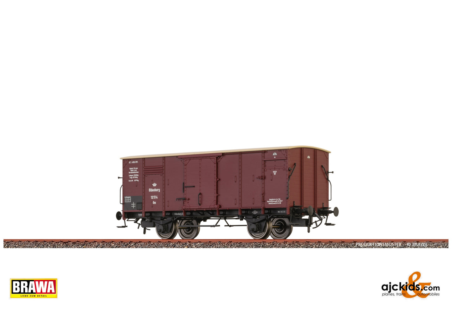 Brawa 51244 - Covered Freight Car Gm GOS