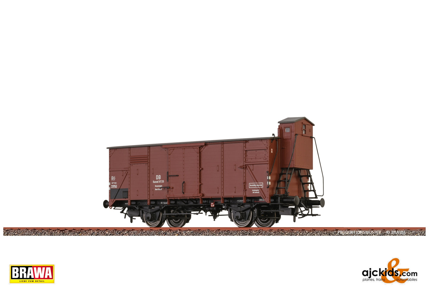 Brawa 51247 - Covered Freight Car G 02 "Brake Carriage" DB