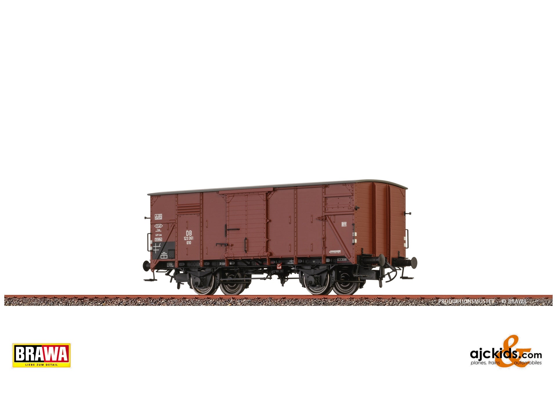 Brawa 51248 - Covered Freight Car G10 DB