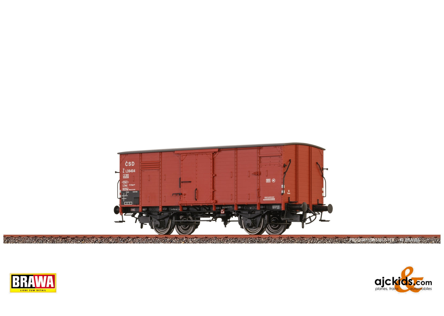 Brawa 51252 - Covered Freight Car Z CSD