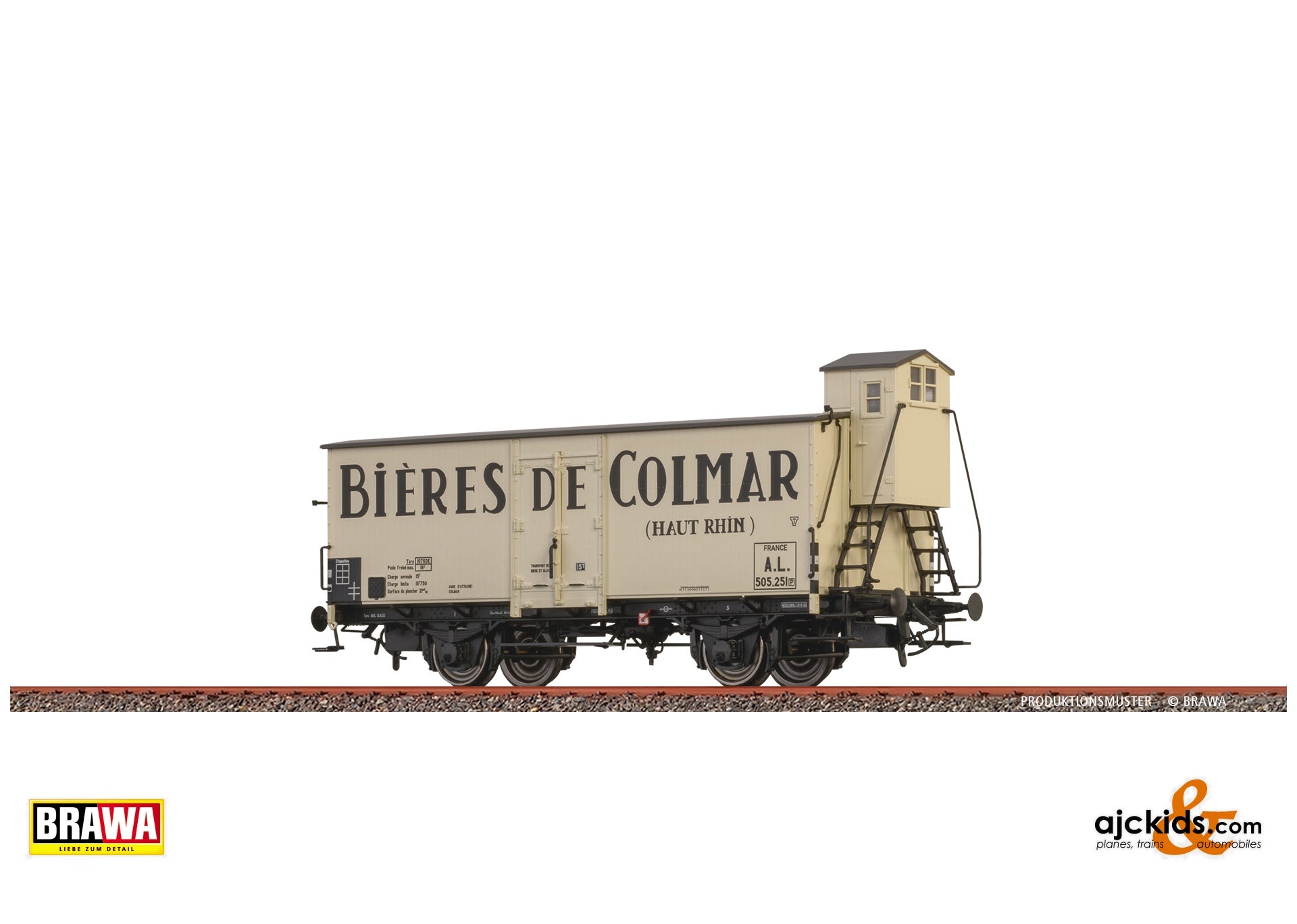 Brawa 51257 - Beer Car "Bières de Colmar" A.L.