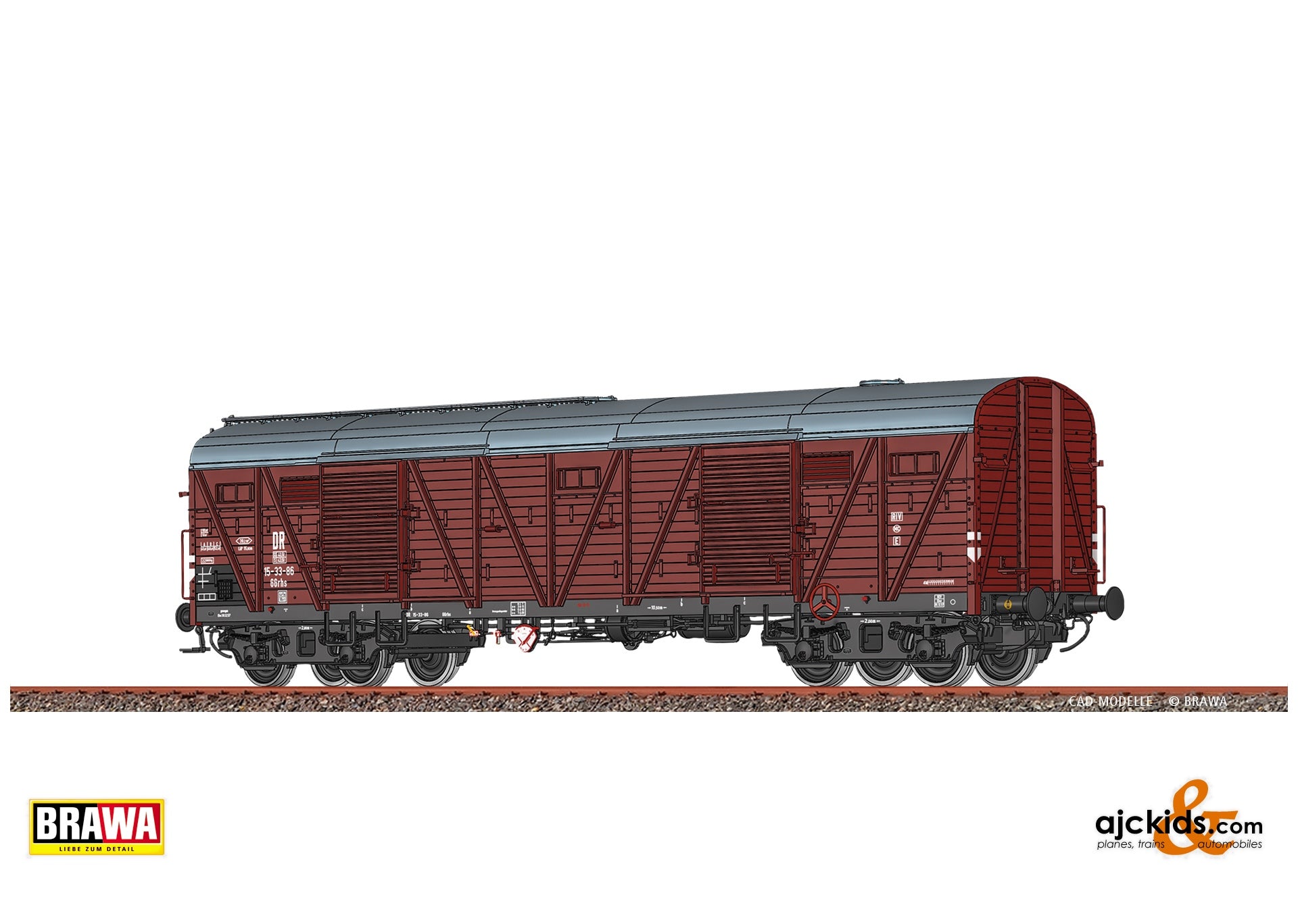 Brawa 51267 - Covered Freight Car GGrhs DR