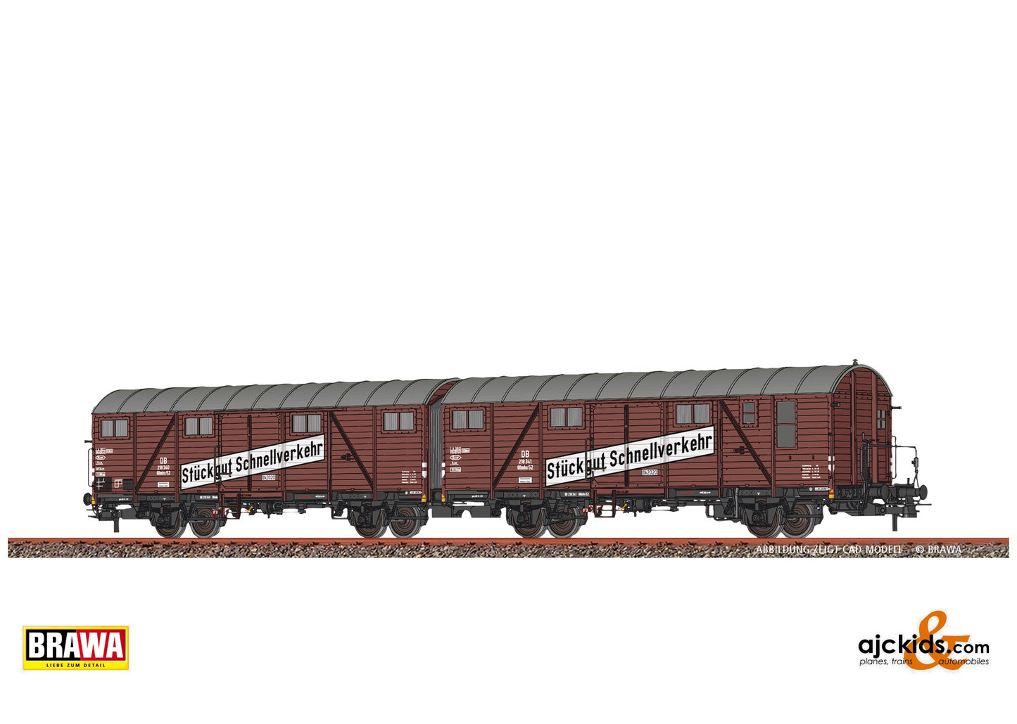 Brawa 51300 - Covered Freight Car Hrs-vz332 DB