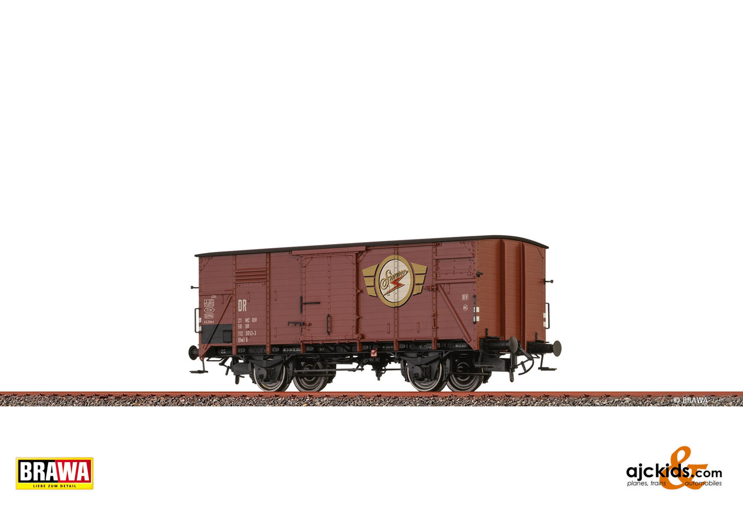 Brawa 51312 - H0 Covered Freight Car (Gw) G "Simson" DR