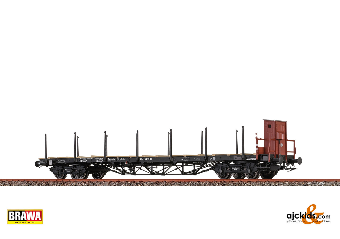 Brawa 51341 - H0 Heavy Duty Freight Car SSl DRG