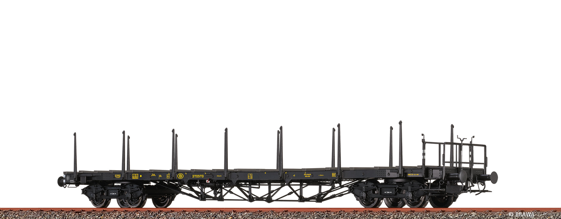 Brawa 51344 - H0 Heavy Duty Freight Car SSl SNCB