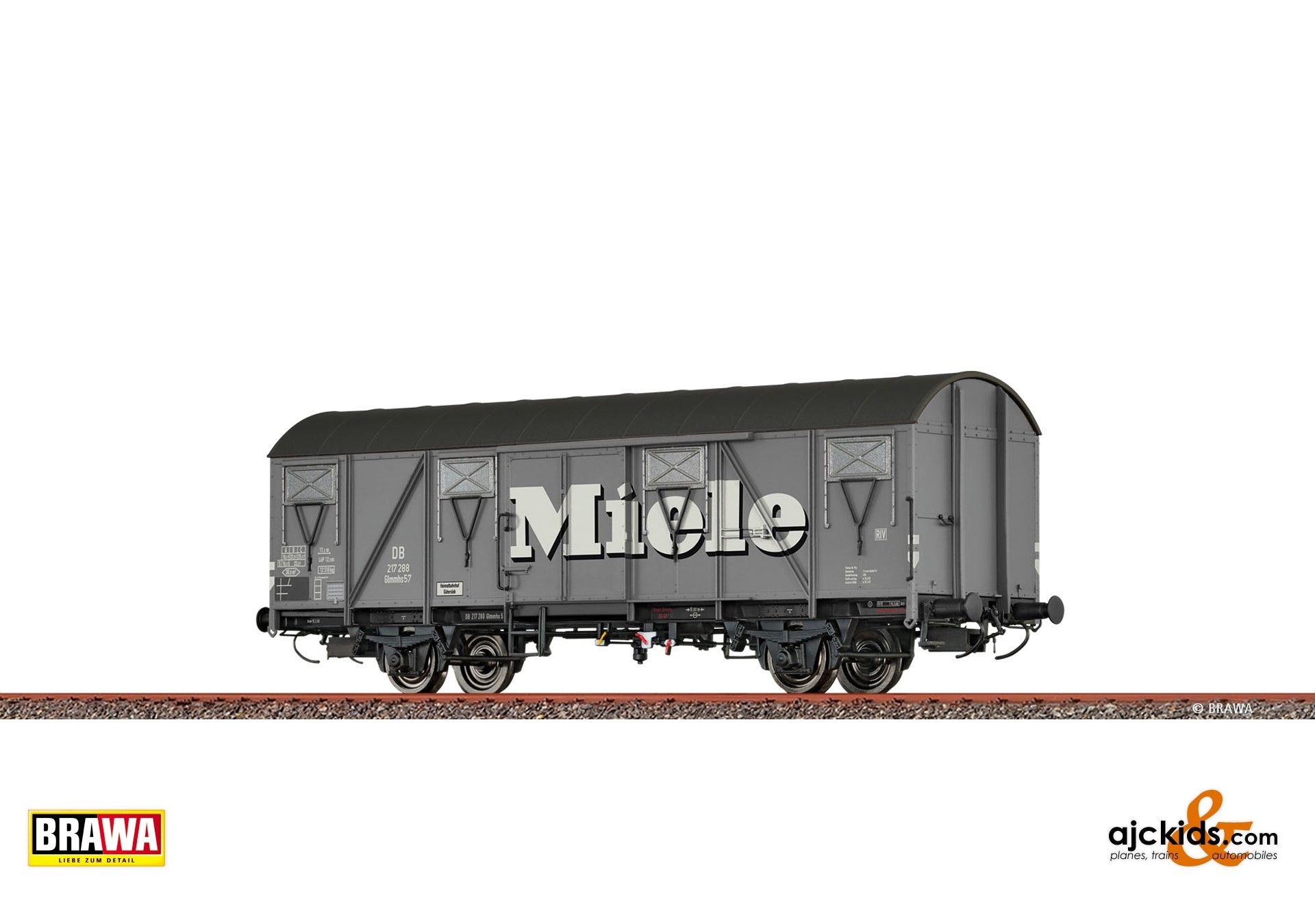 Brawa 51355 - H0 Covered Freight Car Glmmhs57 "Miele" DB
