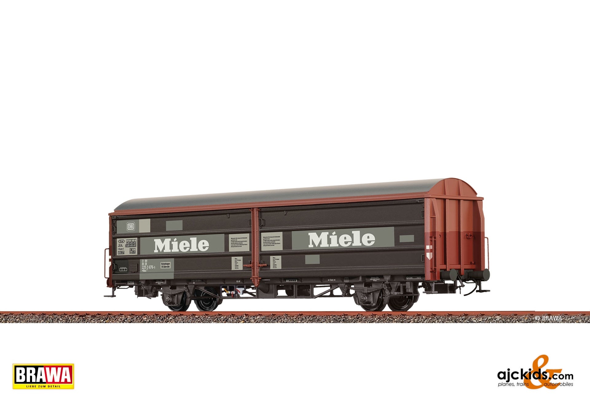Brawa 51358 - H0 Sliding Wall Car Hbis299 "Miele" DB
