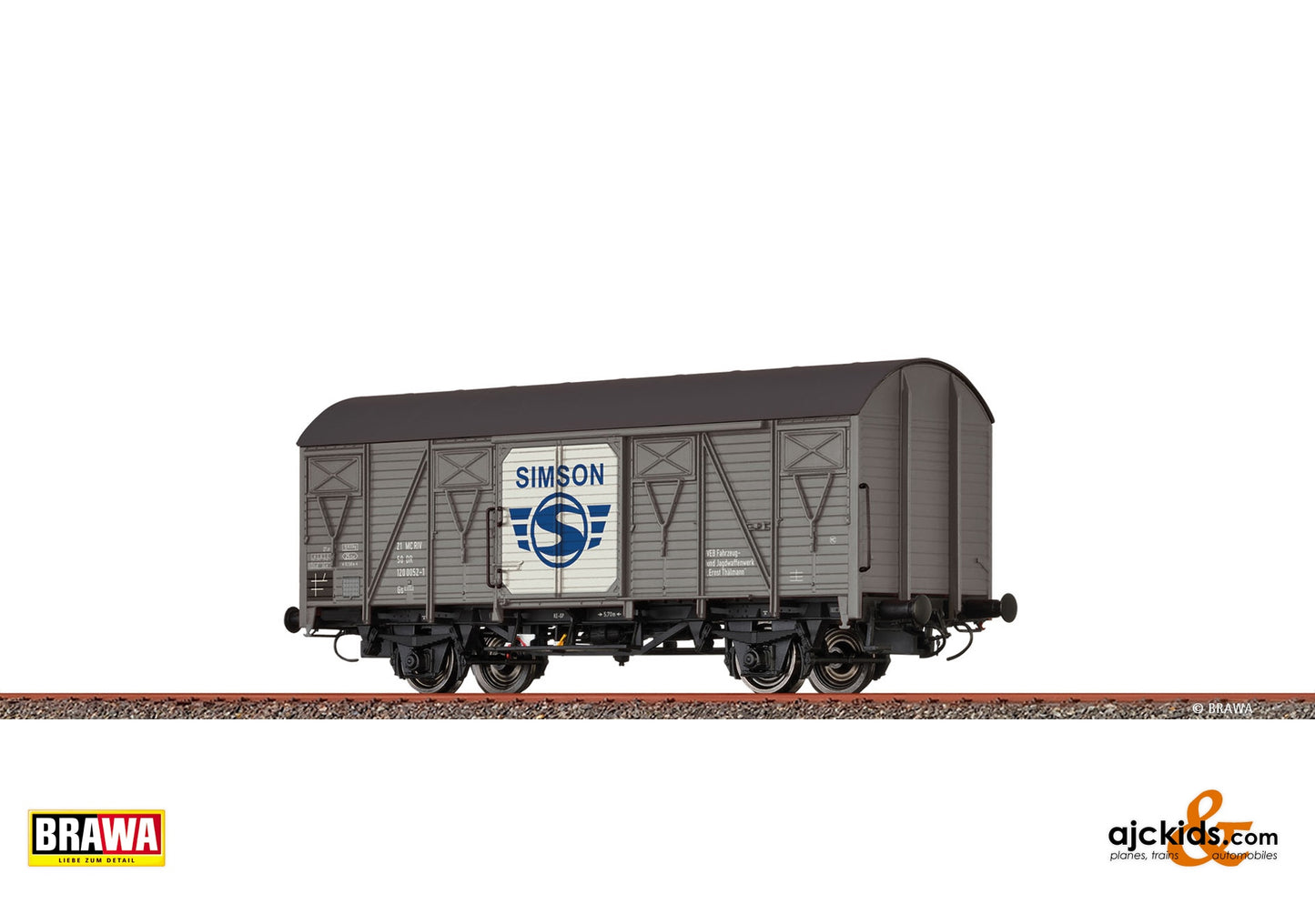 Brawa 51364 - H0 Covered Freight Car Gs[1200] "Simson" DR
