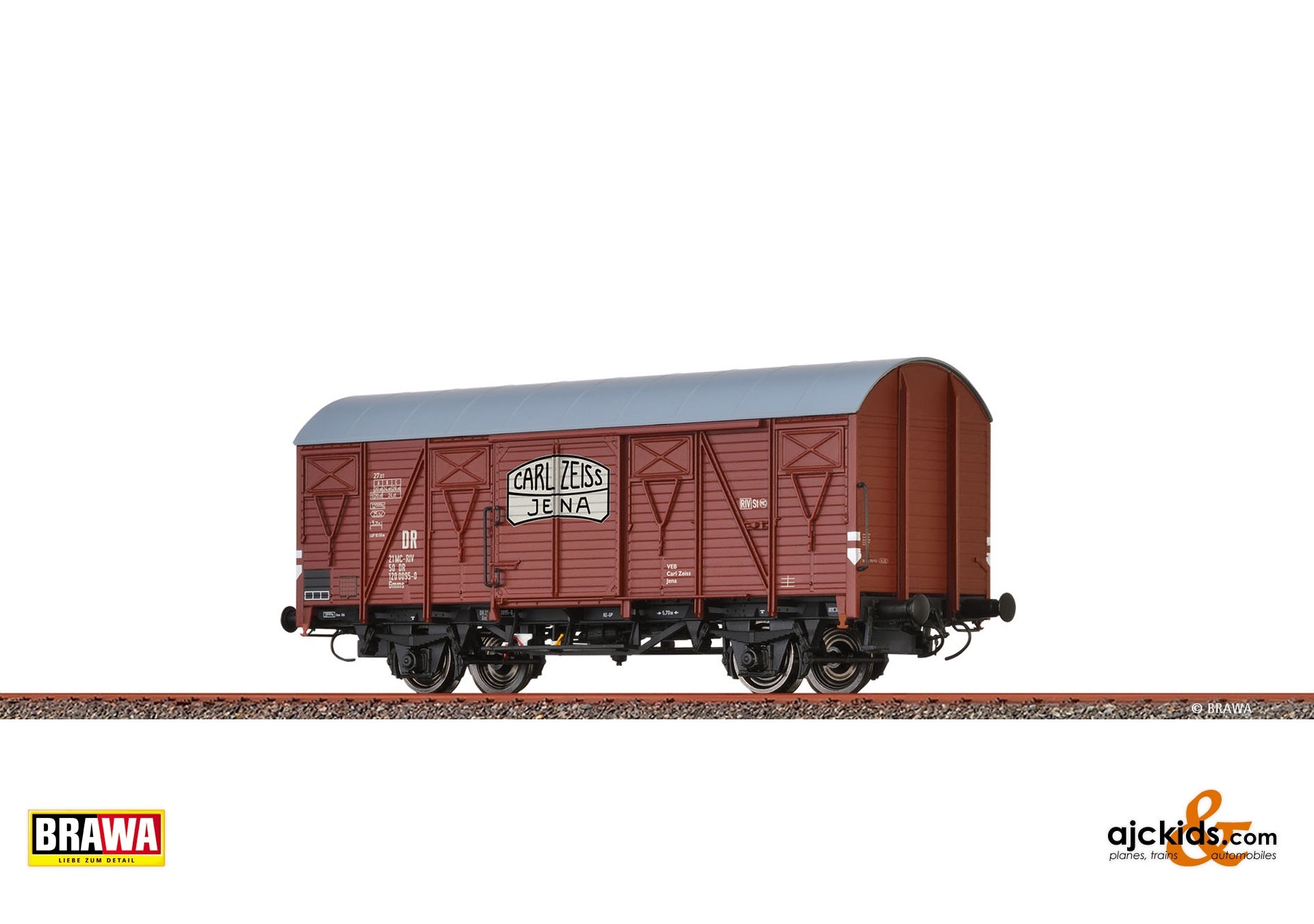 Brawa 51367 - H0 Covered Freight Car Gmms "Carl Zeiss Jena" DR