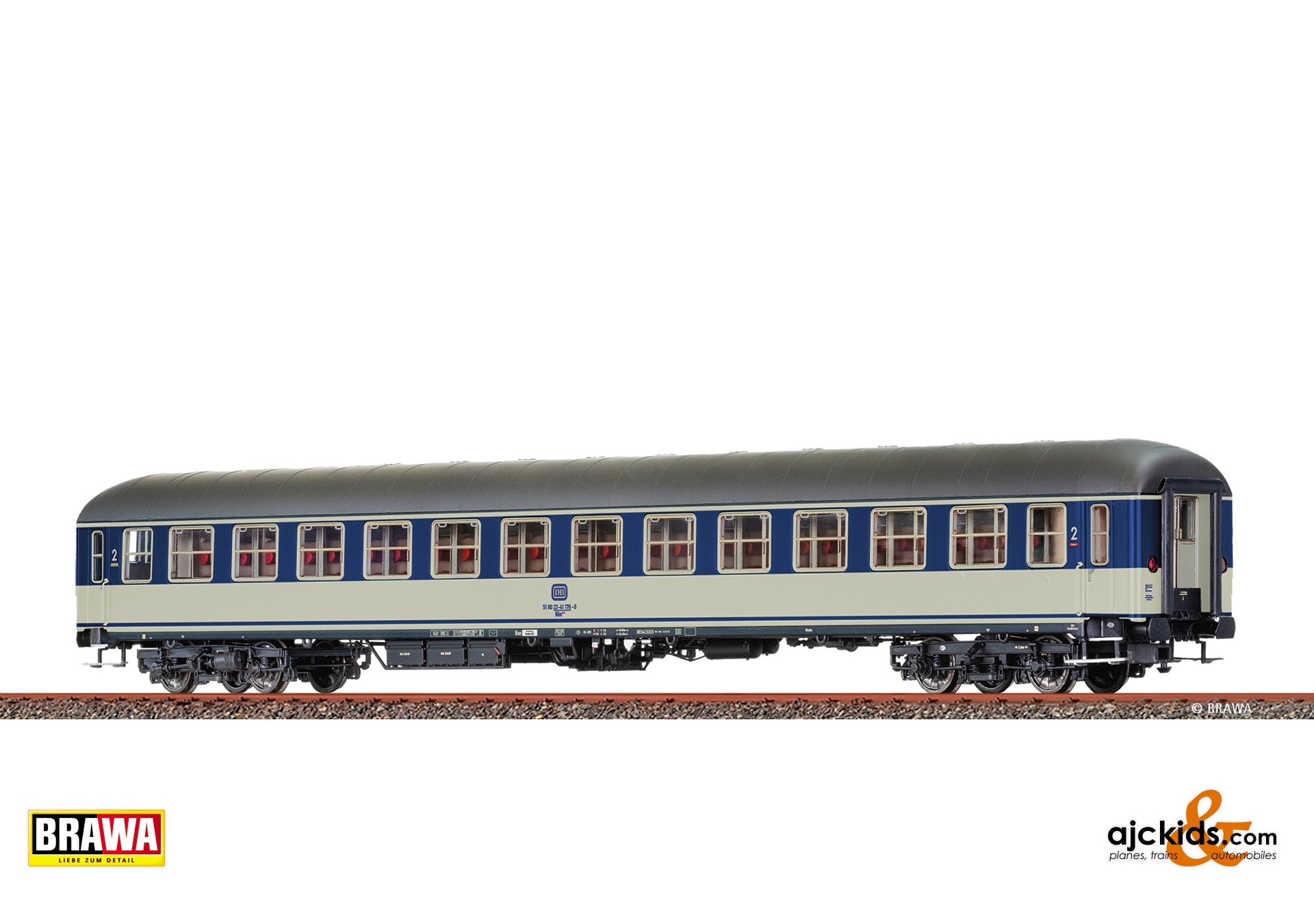Brawa 58190 - H0 Express Train Coach Büm234 DB