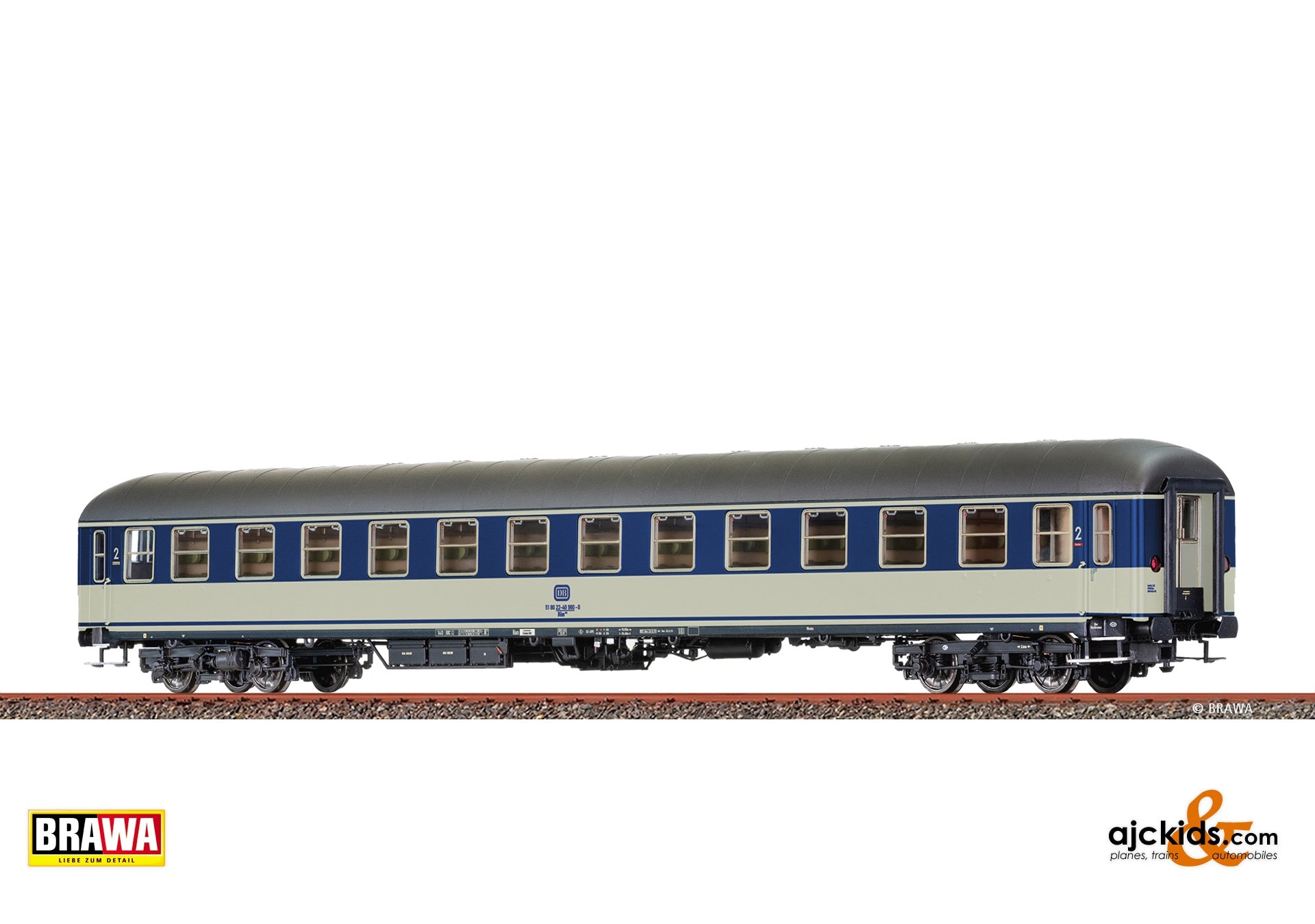 Brawa 58260 - H0 Express Train Coach Büm233 D