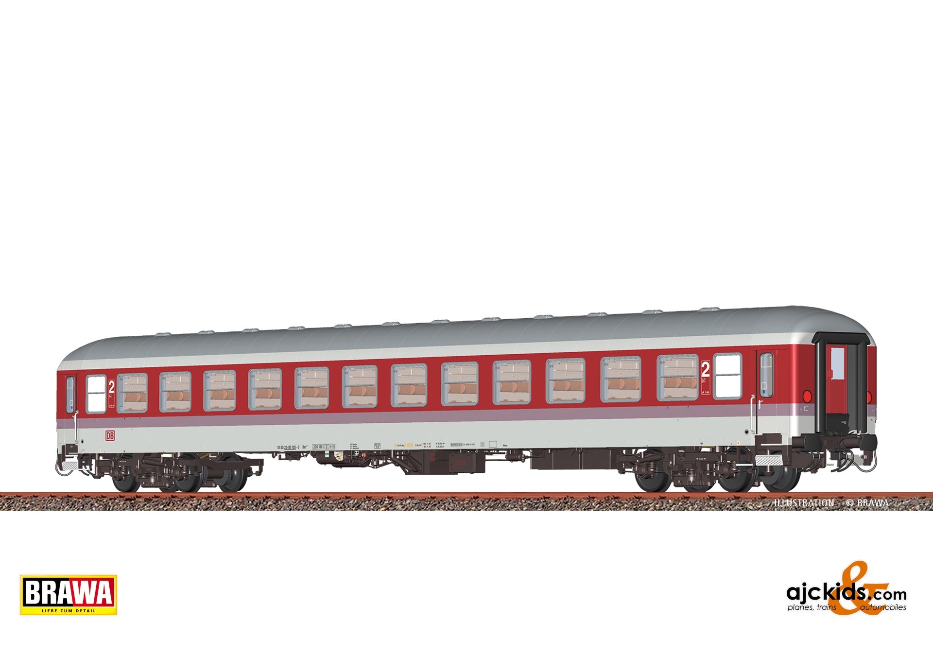 Brawa 58275 - H0 Express Train Coach Bm235 DB