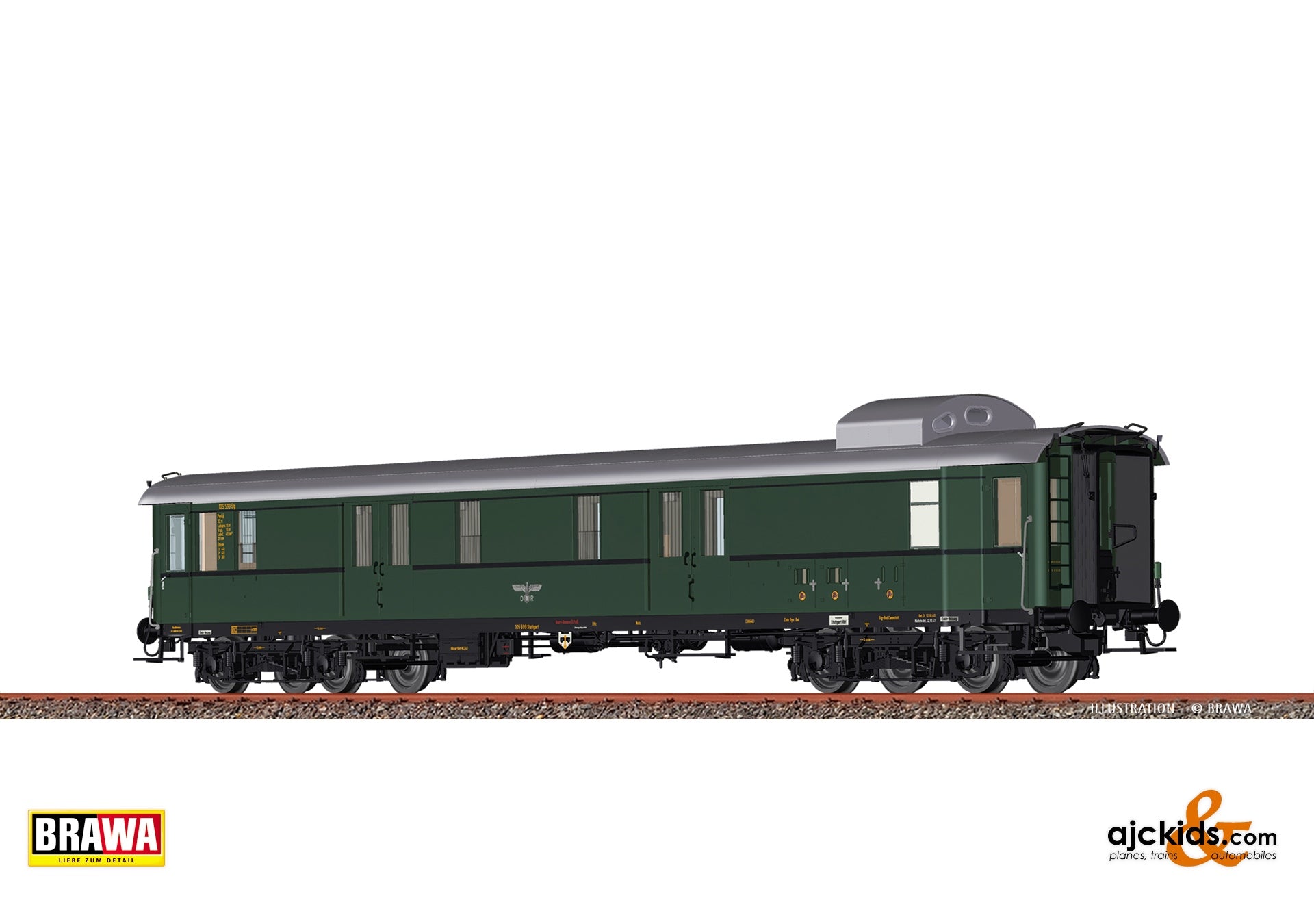 Brawa 58294 - H0 Luggage Car Pw4ü-36 DRG