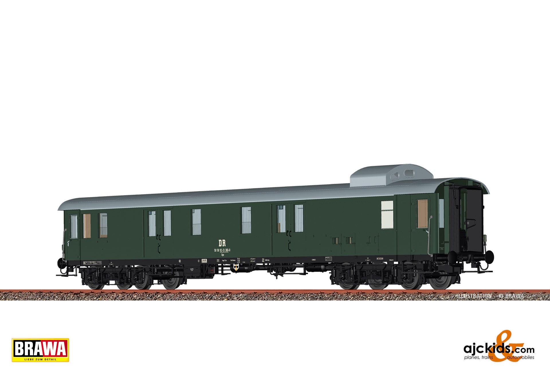 Brawa 58311 - H0 Luggage Car Dge DR