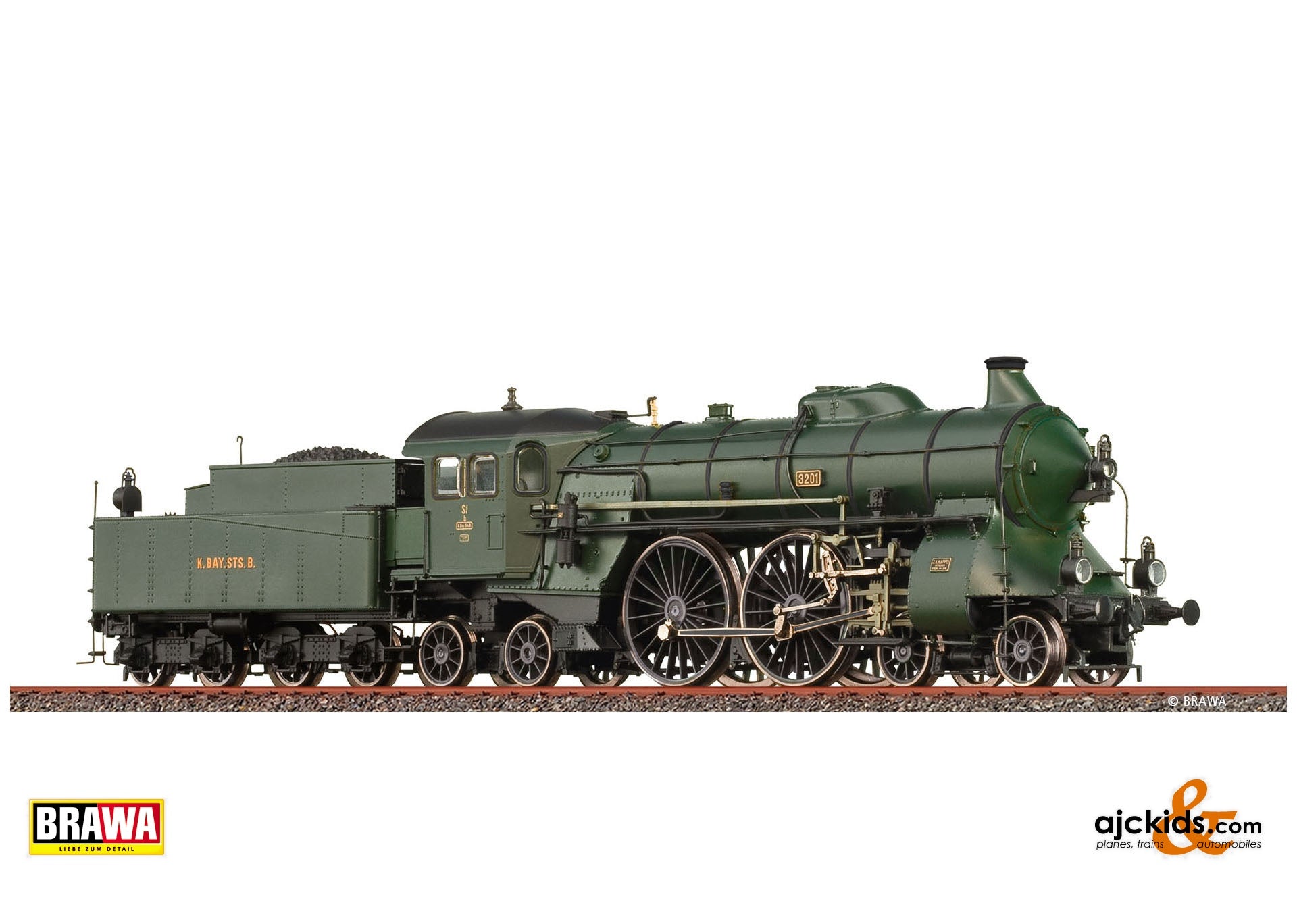 Brawa 70144 - Express Train Locomotive BR S2/6 K.Bay.Sts.B.