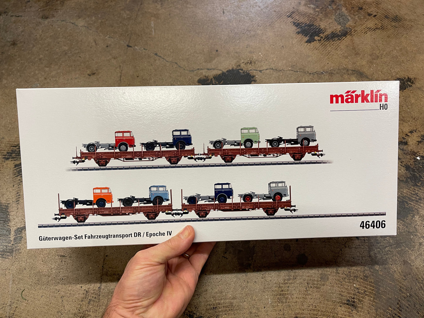 Marklin 46406 - Vehicle Transport Freight Car Set