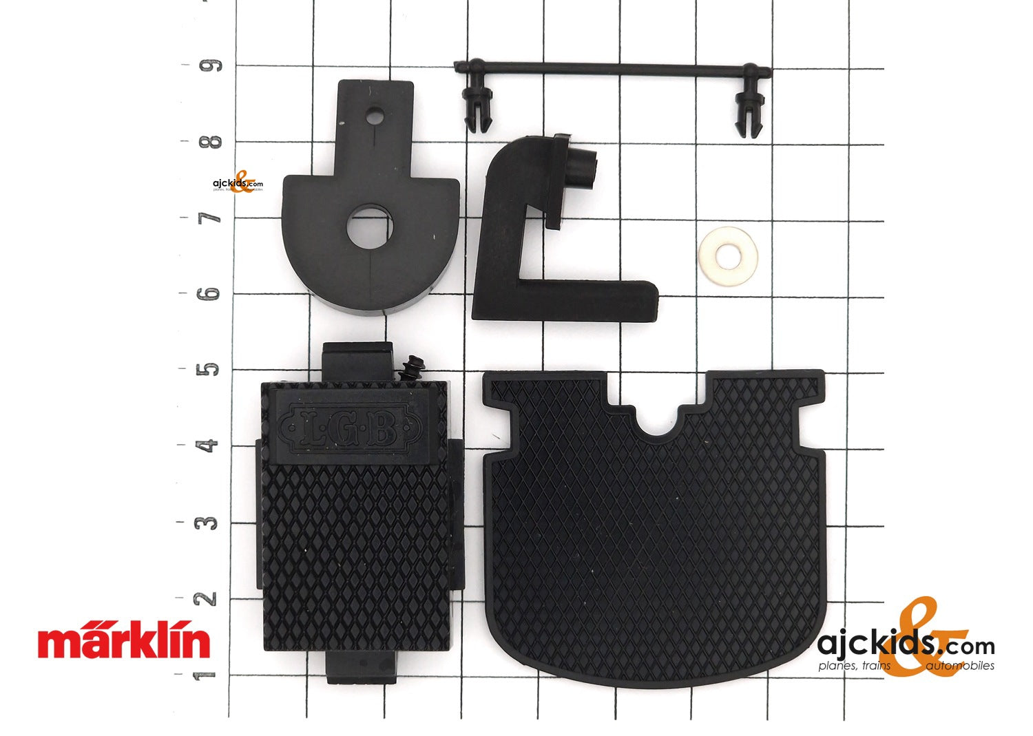 LGB E133135 - Hooks, Grab Irons, Coupler Support