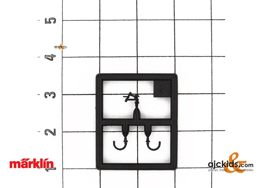 Trix E180834 - Coupler Hooks & Brake Hose