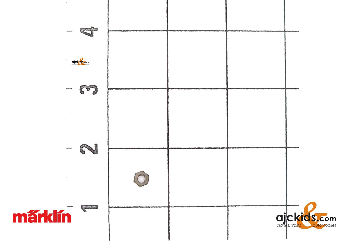 Marklin E499830 - Nut M1, 6 (10 pieces)