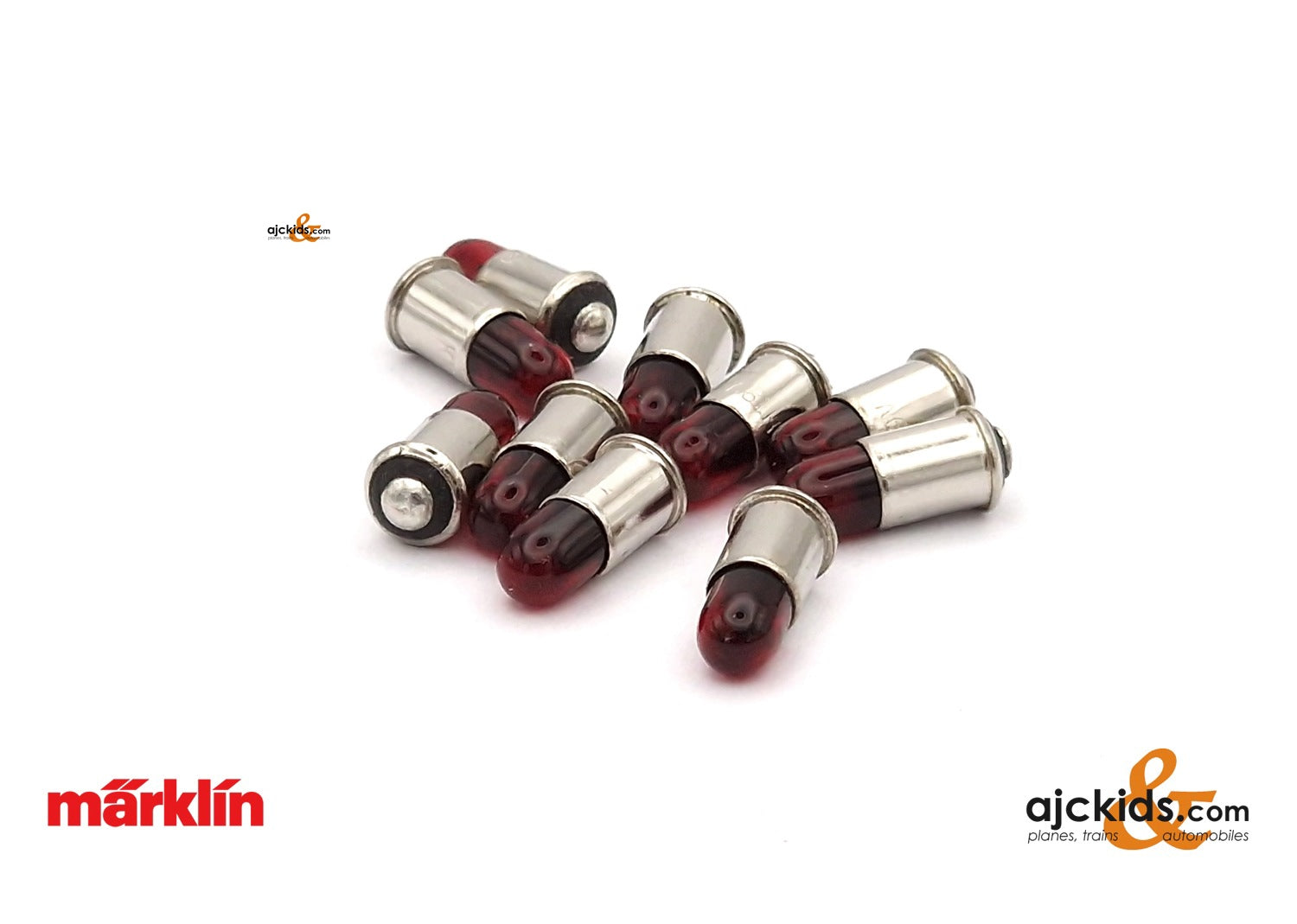 Marklin E600010 - Light Bulb red 19 volts plug-in base (10 pieces)