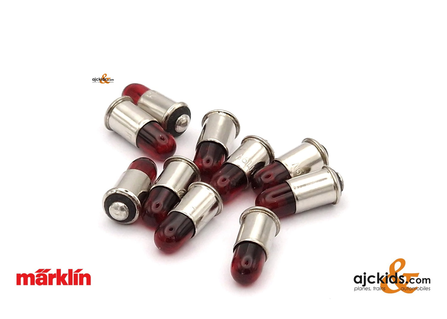 Marklin E600010 - Light Bulb red 19 volts plug-in base (10 pieces)