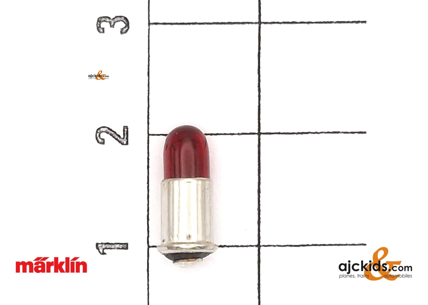 Marklin E600010 - Light Bulb red 19 volts plug-in base (10 pieces)