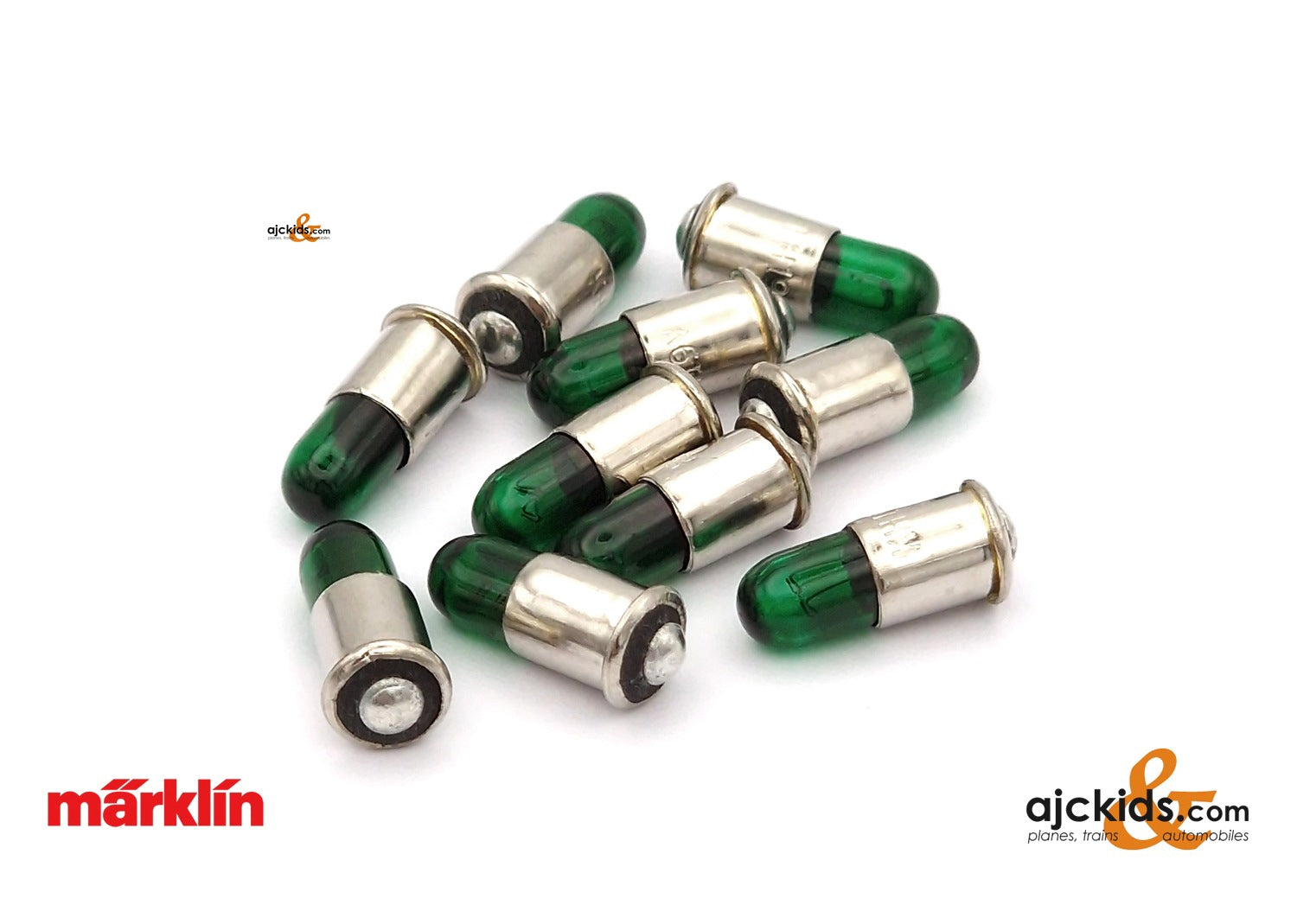 Marklin E600020 - Light Bulb green 19 volts plug-in base (10 pieces)