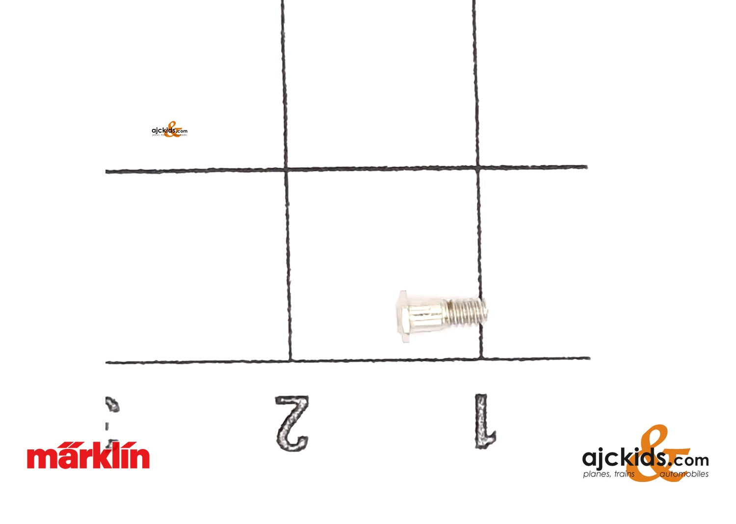 Marklin E755230 - Hex Head Bolt M1, 6x4, 2 (10 pieces)