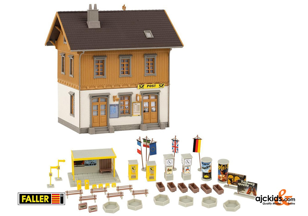 Faller 130887 - Village post office, EAN: 4104090308872 – Ajckids