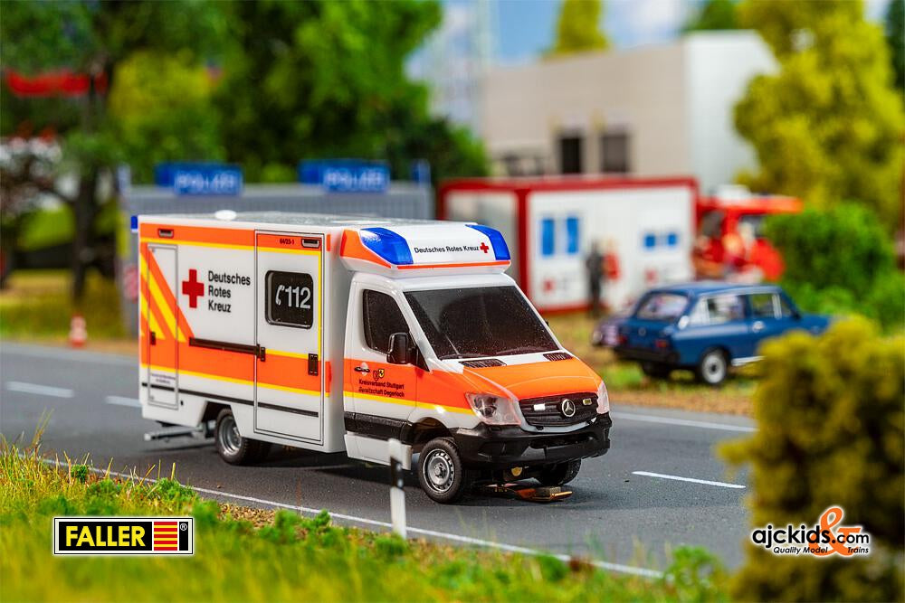 Faller 161321 Car System Digital MB Sprinter Ambulance DRK (HERPA) at ajckids.com