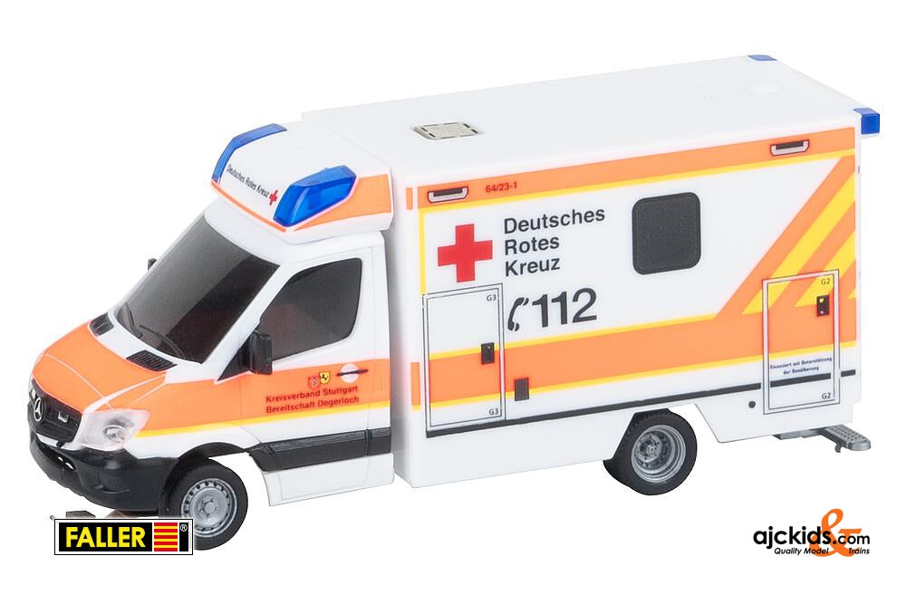 Faller 161321 Car System Digital MB Sprinter Ambulance DRK (HERPA) at ajckids.com