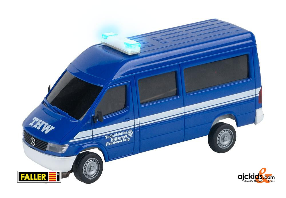 Faller 161427 MB Sprinter "THW" with blue light (HERPA) at ajckids.com