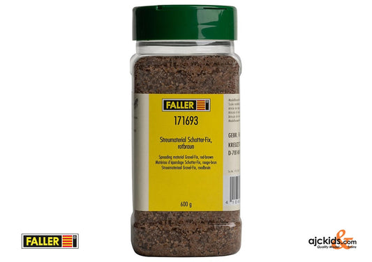 Faller 171693 - Spreading material Gravel-Fix, red-brown, 600 g