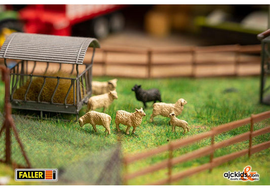 Faller 180236 - Sheep Figurine set with mini sound effect
