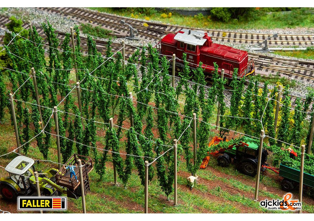 Faller 181280 - Hop field with poles