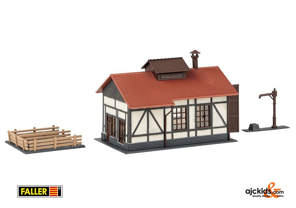 Faller 222104: Segment turntable with engine shed – Ajckids