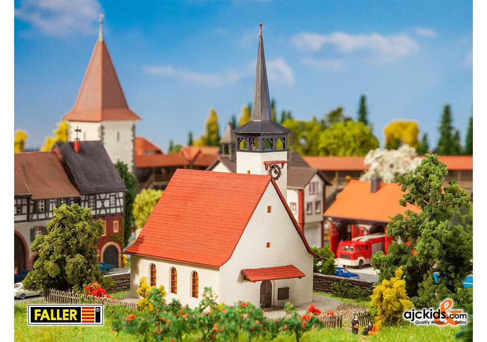 Faller 232314 Church with pointed roof at ajckids.com