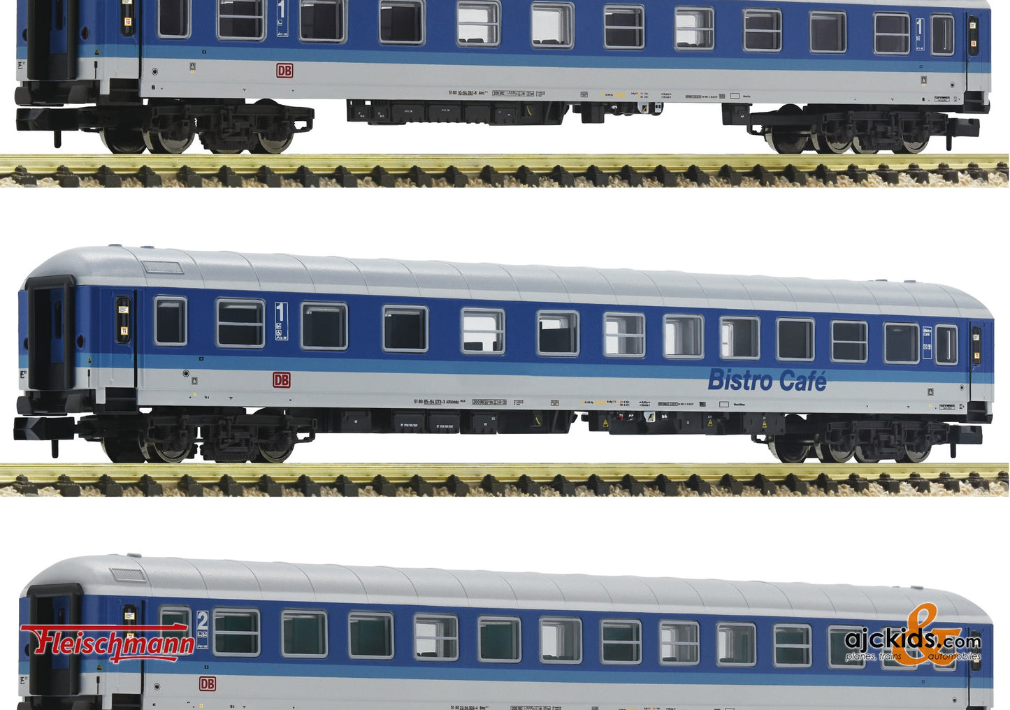 Fleischmann 6260024 - 3-pc set: Passenger coaches