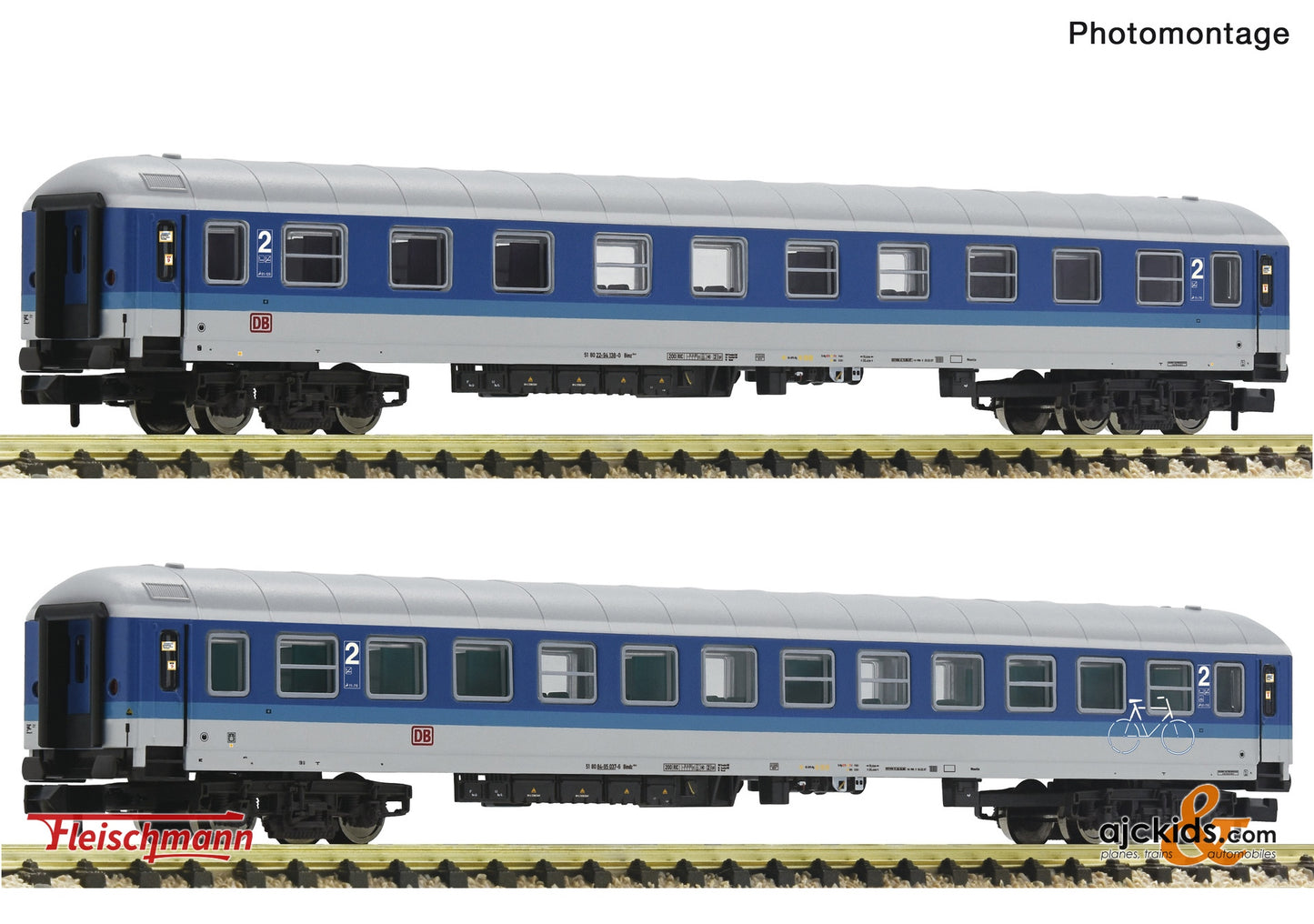 Fleischmann 6260025 - 2-pc set: Passenger coaches